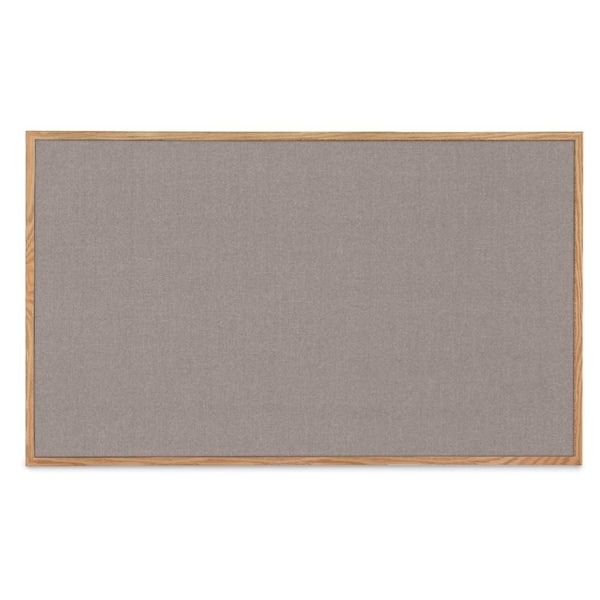 Combo Board, 36"x24", Black Frame/Black Porcelain & Cork